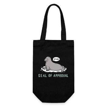 Seal - Gift Bag for Bottles - black - Front