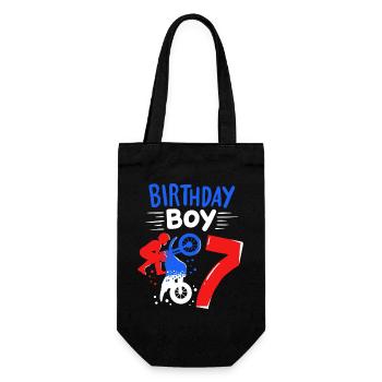 7ème anniversaire Motocross Dirt Bike - Sac à bouteille - noir - Devant