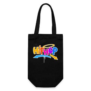 Hip Hop - Geschenkbeutel für Flaschen - Schwarz - Vorne