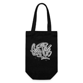 France Graffiti - Geschenkbeutel für Flaschen - Schwarz - Vorne