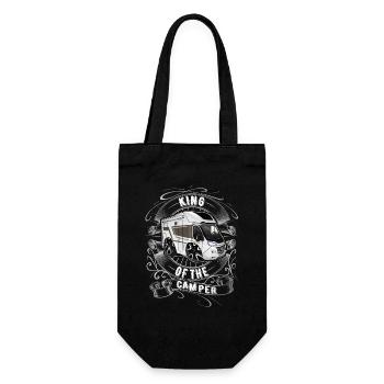 King Of The Camper - Gift Bag for Bottles - black - Front