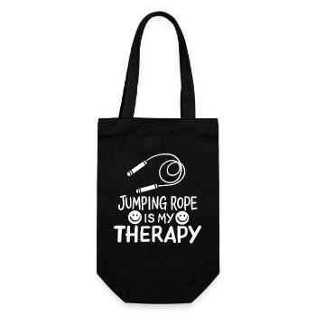 Jump rope Jump rope - Gift Bag for Bottles - black - Front