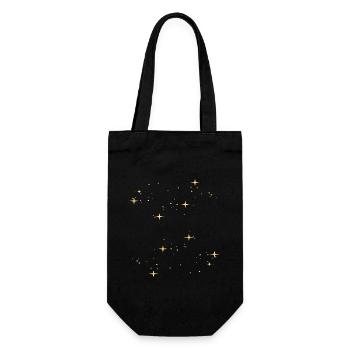 Étoiles étoiles étoiles étoiles - Sac à bouteille - noir - Devant