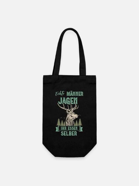 Jäger Männer - Geschenkbeutel für Flaschen - Schwarz