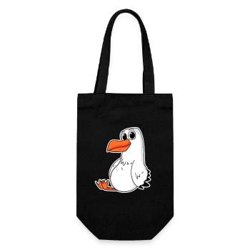 gull - Gift Bag for Bottles - black - Front