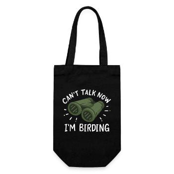 Bird Watching Birdwatchers - Gift Bag for Bottles - black - Front