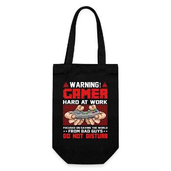 Gamer - Gift Bag for Bottles - black - Front