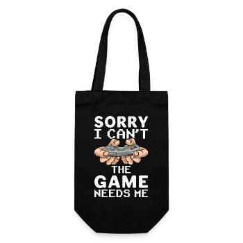 Gamer Gaming - Geschenkbeutel für Flaschen - Schwarz - Vorne
