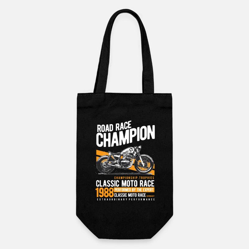Champion de course sur route 1988 Moto Tee - Sac à bouteille - noir
