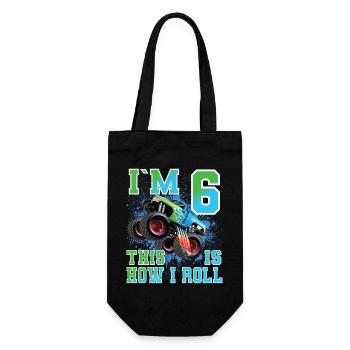 6 ans d’anniversaire Monstertruck - Sac à bouteille - noir - Devant