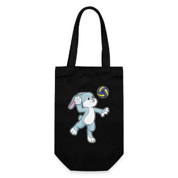Joueur de volley-ball Bunny Volley-ball - Sac à bouteille - noir - Devant