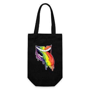 LGBT - Sac à bouteille - noir - Devant