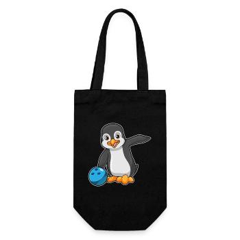 Penguin Bowling Boule de bowling - Sac à bouteille - noir - Devant