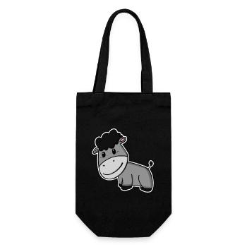 L’âne - Sac à bouteille - noir - Devant