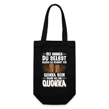 Quokka - Sac à bouteille - noir - Devant