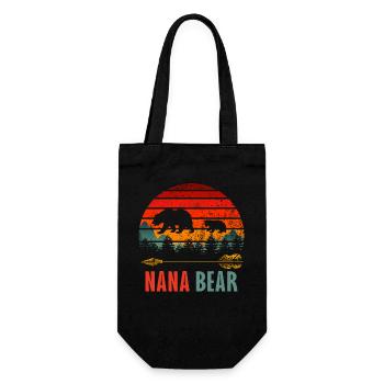 ours nana - Sac à bouteille - noir - Devant