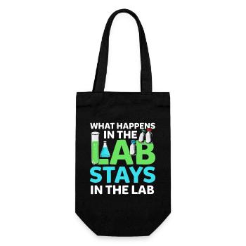 What Happens In The Lab Stays In Lab Chemie Labor - Sac à bouteille - noir - Devant