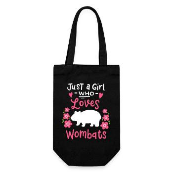 Wombat Amoureux d’Australie - Sac à bouteille - noir - Devant