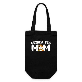 Guinea Pig Mom I Love My Pet - Gift Bag for Bottles - black - Front