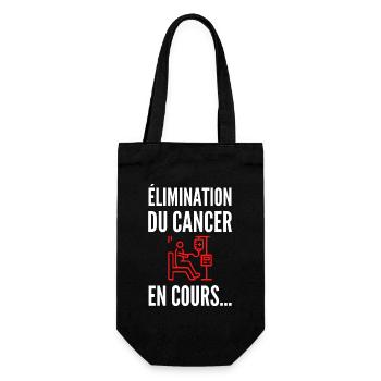 Élimination en cours – Avancer, simplement - Sac à bouteille - noir - Devant