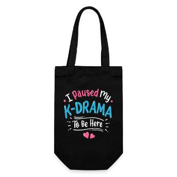 K-Drama Koreanisches Drama K-Drama-Fans - Geschenkbeutel für Flaschen - Schwarz - Vorne