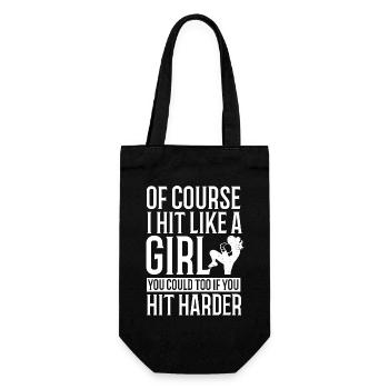 Kickboxen Boxen Kickboxer Muay Thai - Geschenkbeutel für Flaschen - Schwarz - Vorne