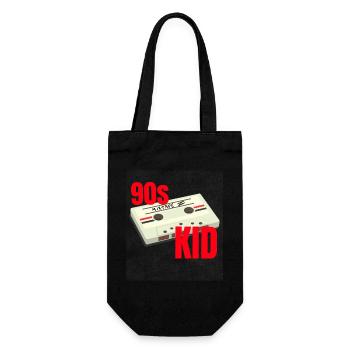 90s Vibe Mixtape Cassette Theme Party 90s - Gift Bag for Bottles - black - Front
