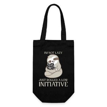 Pas paresseux, juste un RPG à faible initiative, je dis - Sac à bouteille - noir - Devant