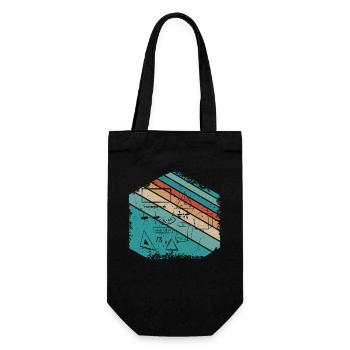 Math Teacher Mathematics Design - Gift Bag for Bottles - black - Front