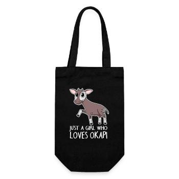 okapi - Gift Bag for Bottles - black - Front