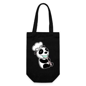 Boiling Baby Panda - Gift Bag for Bottles - black - Front