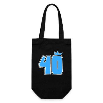 40 - Geschenkbeutel für Flaschen - Schwarz - Vorne