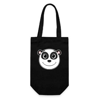 Panda - Sac à bouteille - noir - Devant