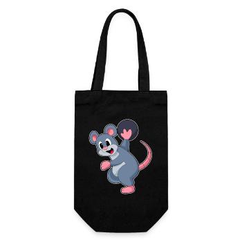 Boule de bowling rat - Sac à bouteille - noir - Devant
