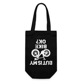 Radfahren Radfahrer - Geschenkbeutel für Flaschen - Schwarz - Vorne