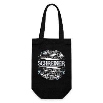 Schreiner - Geschenkbeutel für Flaschen - Schwarz - Vorne