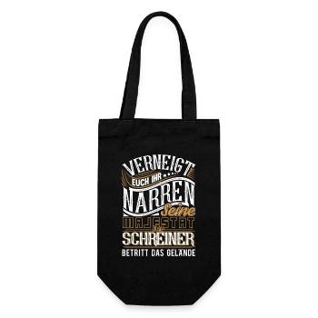 Schreiner - Geschenkbeutel für Flaschen - Schwarz - Vorne