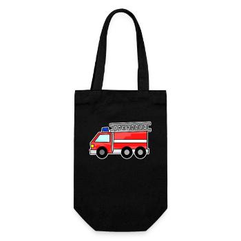 Pompiers - Sac à bouteille - noir - Devant