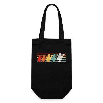 Catcher Baseball Softball - Geschenkbeutel für Flaschen - Schwarz - Vorne