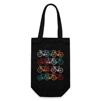 Vélo de course vintage vélo vélo de course rétro - Sac à bouteille - noir - Devant