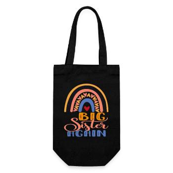 Cadeau grande sœur Big Sister Again - Sac à bouteille - noir - Devant