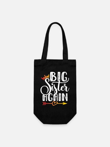 Cadeau grande sœur Big Sister Again - Sac à bouteille - noir