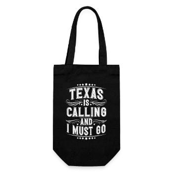 Texas - Gift Bag for Bottles - black - Front