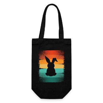 Hare - Gift Bag for Bottles - black - Front