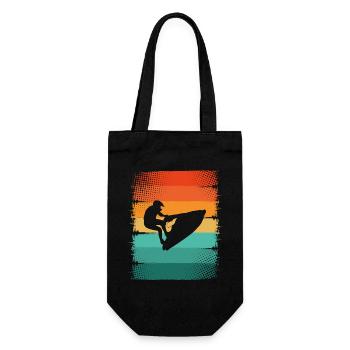 Jetski - Geschenkbeutel für Flaschen - Schwarz - Vorne