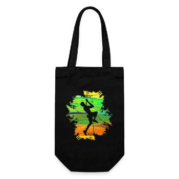 Climb Strong Men's Gift - Gift Bag for Bottles - black - Front