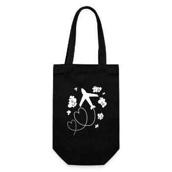 Avion - Sac à bouteille - noir - Devant