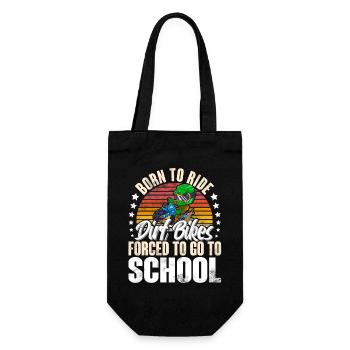 Motocross - Gift Bag for Bottles - black - Front