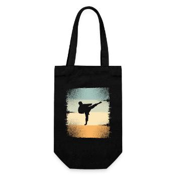 Karate - Gift Bag for Bottles - black - Front