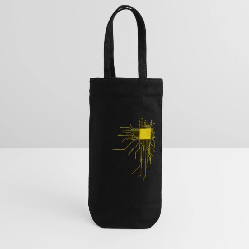 platine Core cpu Computer Nerd Programmierer admin Geschenkbeutel für Flaschen